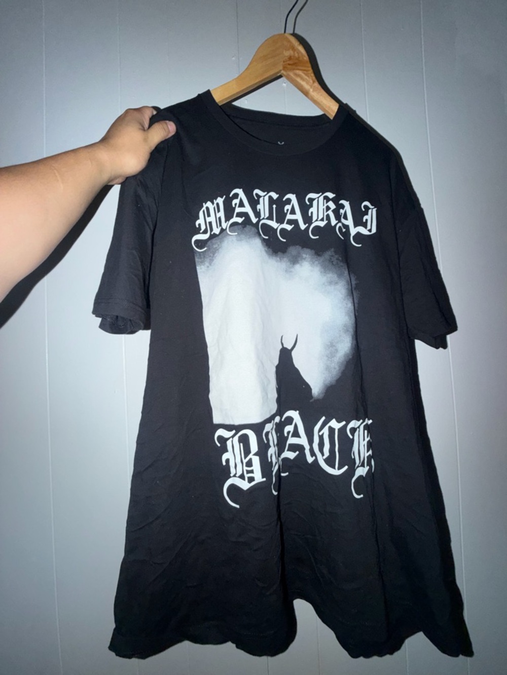 Black Graphic Tee - Black